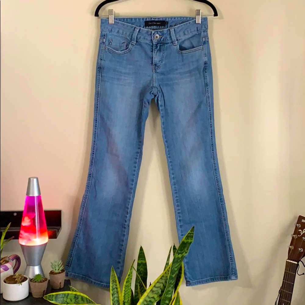 Size 2 Calvin Klein Light Wash Bootcut Jeans